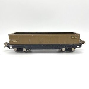 Lionel‎ No 812 Gondola Car Brown Tinplate Toy Train Wagon Vintage